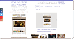 Desktop Screenshot of gentlemenspages.com